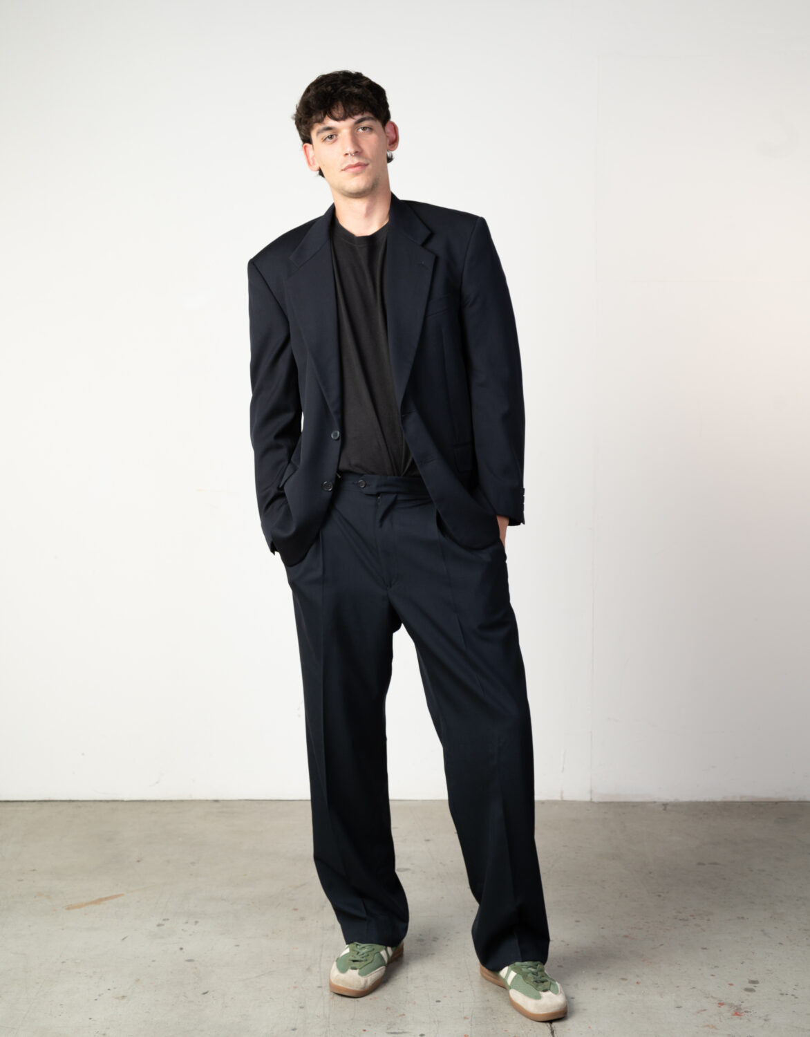 PANTALONE GRANELLO NERO