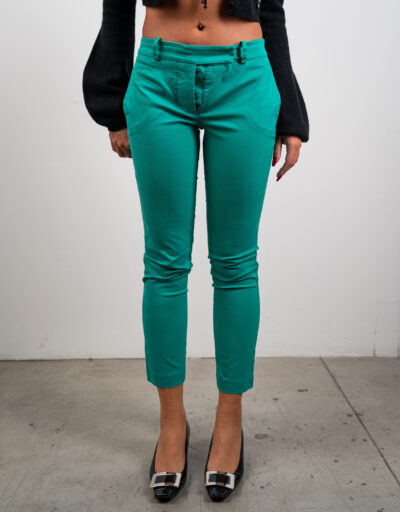 Pantaloni a Sigaretta in Cotone 4