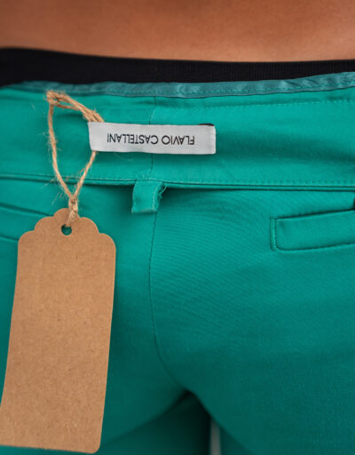 Pantaloni a Sigaretta in Cotone 6