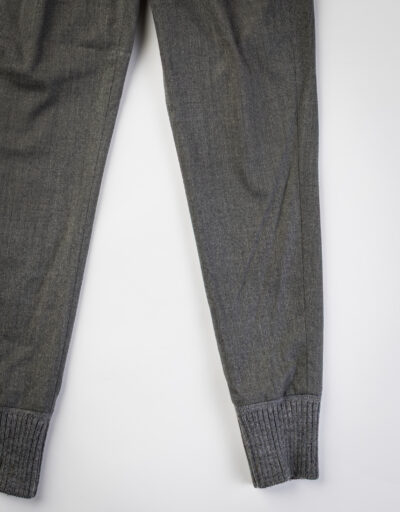 Pantaloni con fondo in maglia a coste Dondup 1