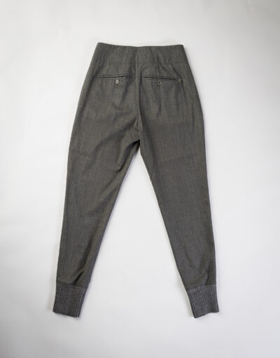 Pantaloni con fondo in maglia a coste Dondup 2