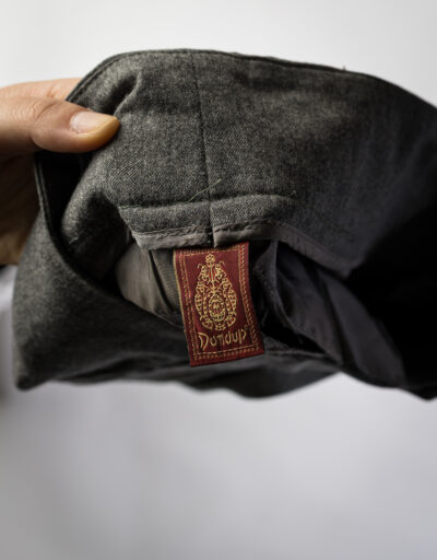 Pantaloni con fondo in maglia a coste Dondup 3