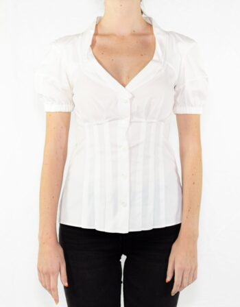 Camicia mezza manica Prada in cotone