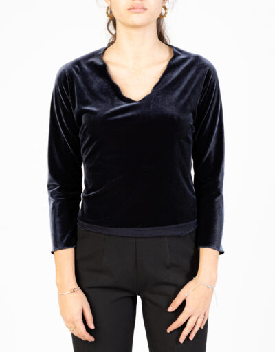 Top in velluto Giorgio Armani 4