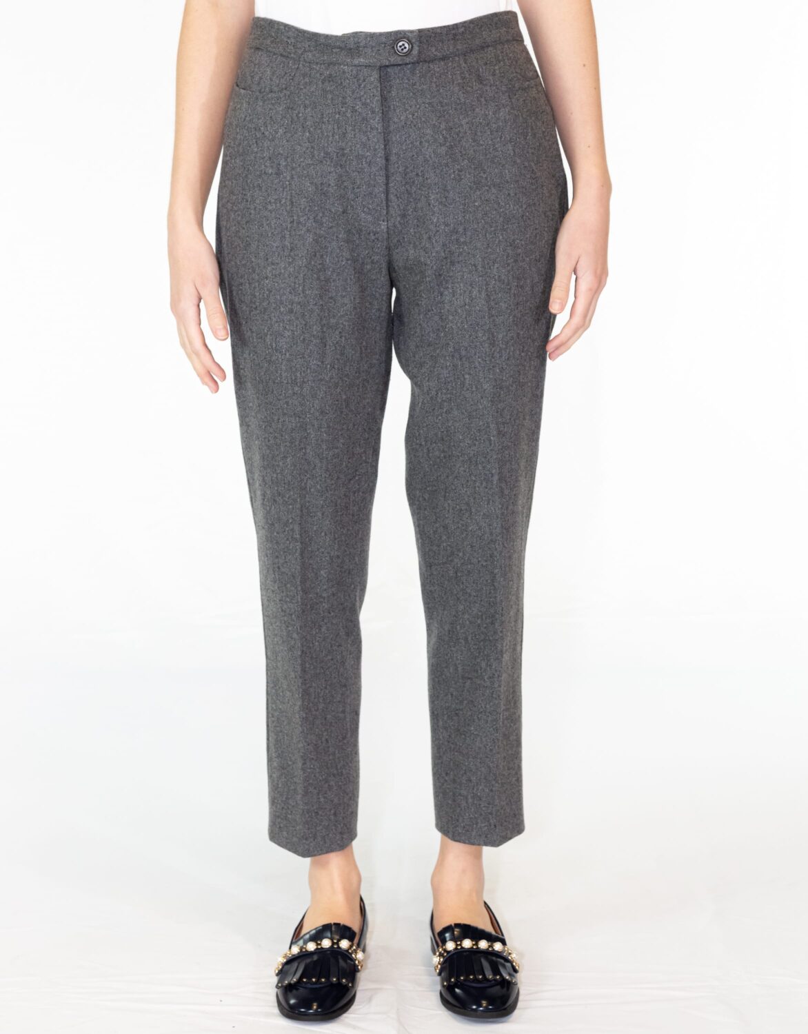 Pantalone a sigaretta in Lana