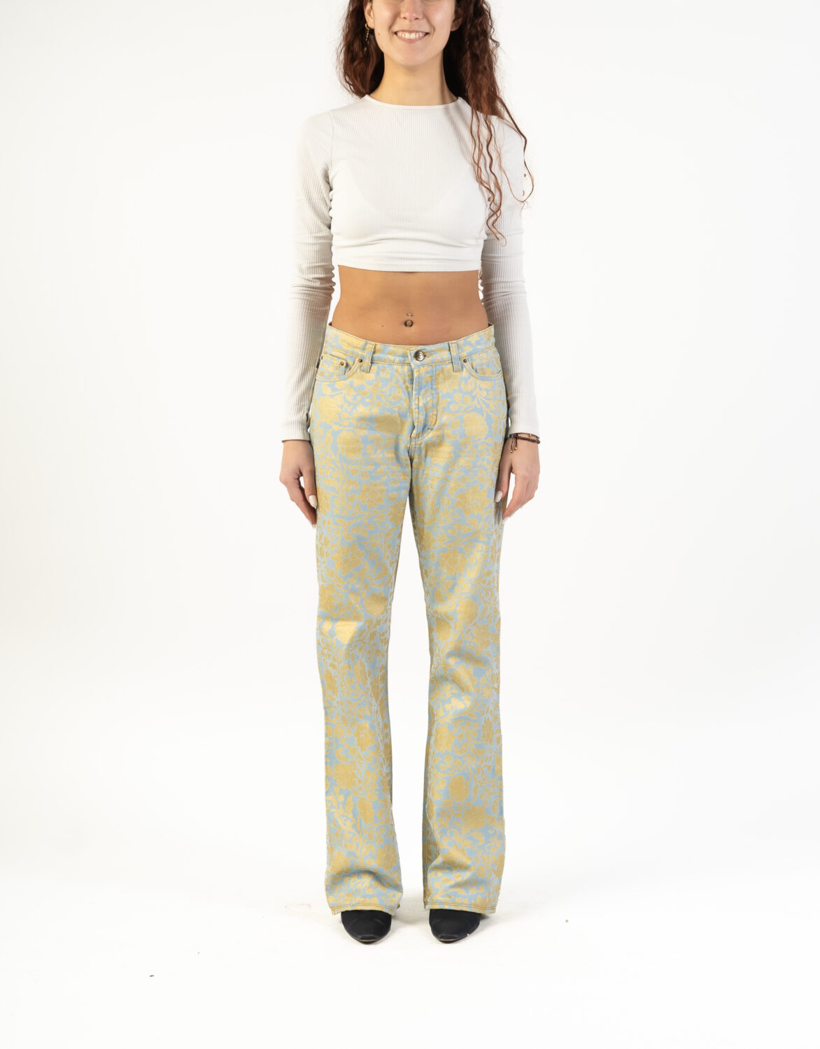 Jeans damascato Cavalli