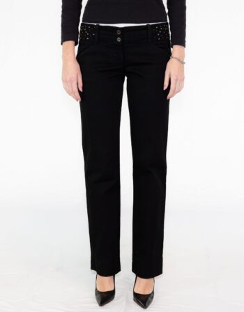 Pantalone Denim a vita bassa