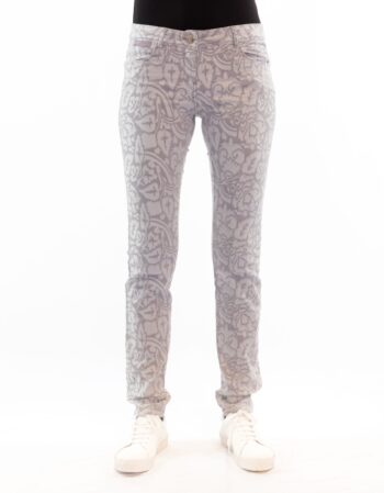 Pantalone skinny stampato