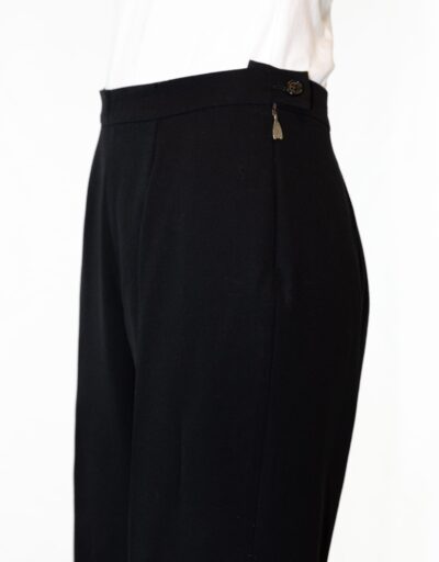 Pantalone a Sigaretta in Lana 4