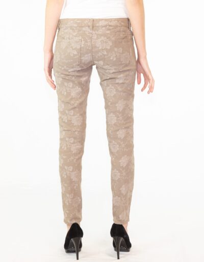 Pantalone elasticizzato damascato 3