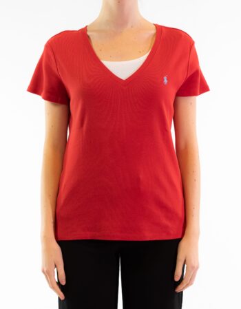 T-shirt con scollo a V