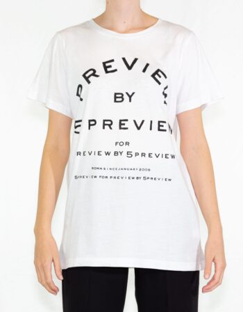 T-shirt girocollo con stampa