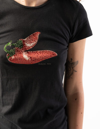 T-Shirt Nera Stampata 5