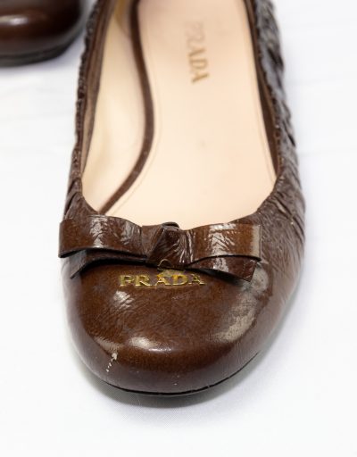 Ballerine vernice Prada 4