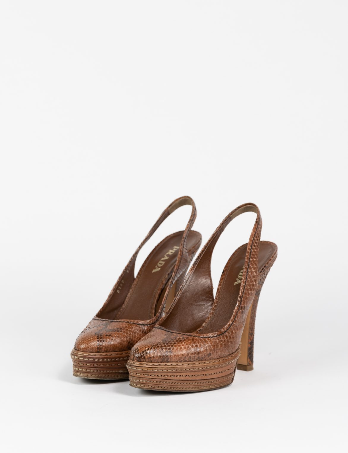 Decolletè slingback Prada