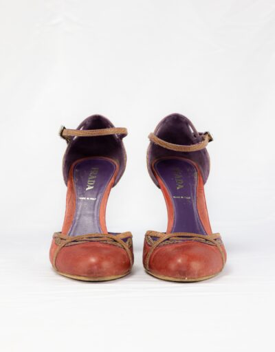 Décolleté pelle Prada 1