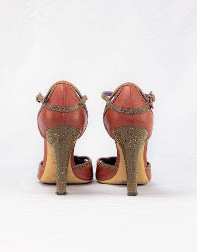 Décolleté pelle Prada 3