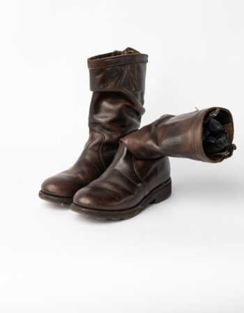 STIVALI PELLE MARRONE