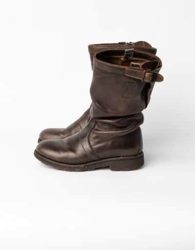 STIVALI PELLE MARRONE 2