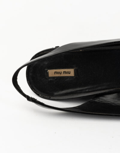 Zeppa nera Miu Miu 6