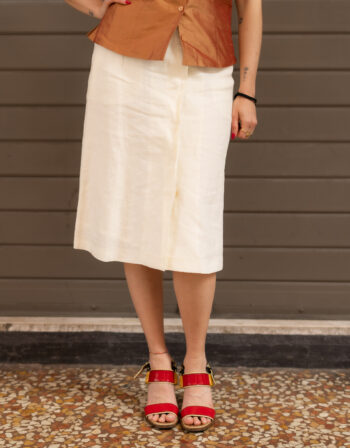 GONNA MAX MARA LINO BIANCA
