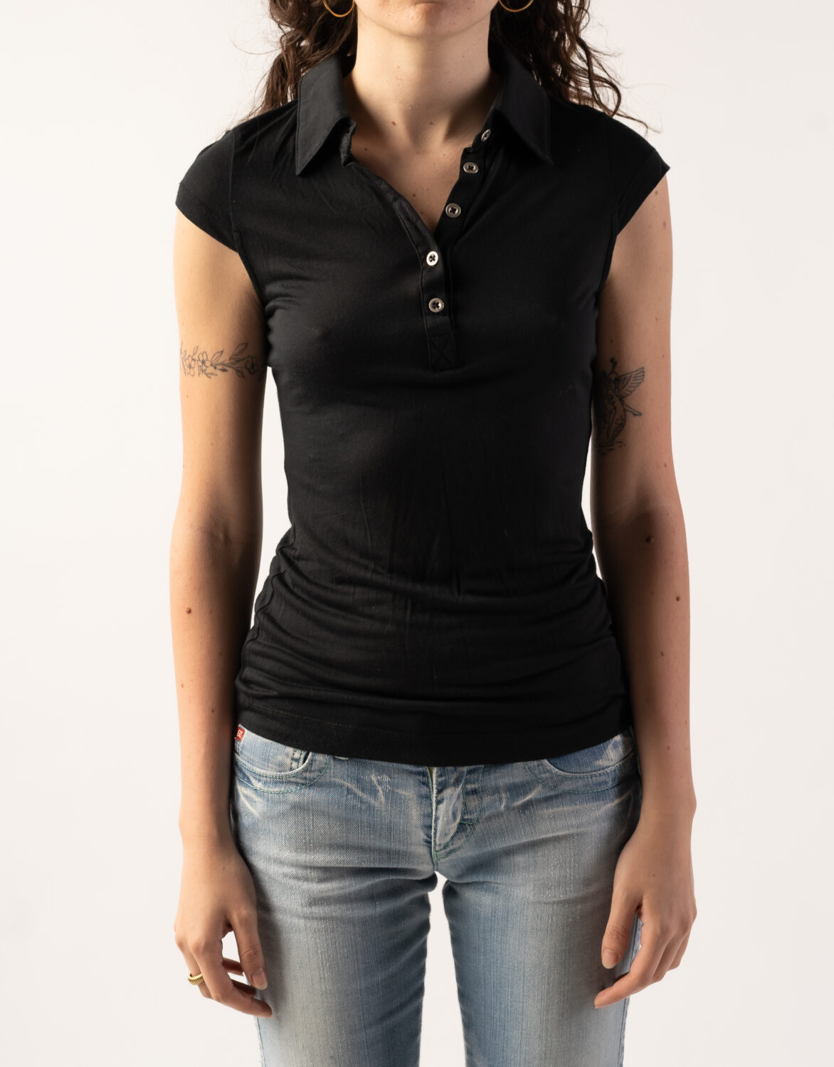 T-Shirt con Colletto